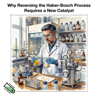 Why Reversing the Haber-Bosch Process Requires a New Catalyst